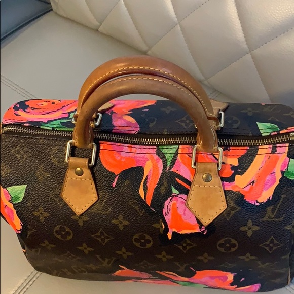 🌹Louis Vuitton 🌷Stephen Sprouse Roses Speedy30🌹 - Picture 6 of 16